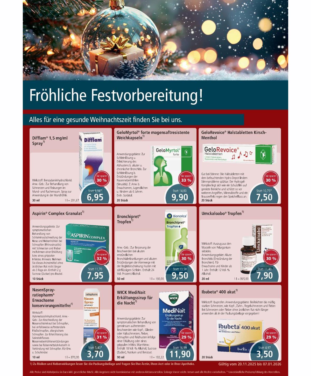 Angebote Aktuelle Angebote im Flyer gilt bis 07.01.2026